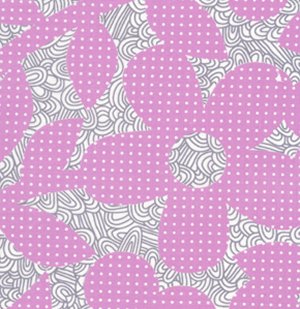 Erin McMorris Weekends Fabric - Dots and Loops - Violet