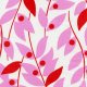 Heather Bailey Nicey Jane - Lindy Leaf - Pink Fabric photo