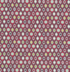 Tula Pink Parisville Fabric - Eye Drops - Pomegranate