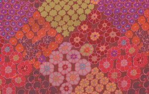 Kaffe Fassett Tile Flowers Fabric