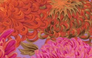 Philip Jacobs Japanese Chrysanthemum Fabric