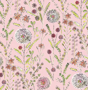Dena Designs London Fabric - Somerset - Pink