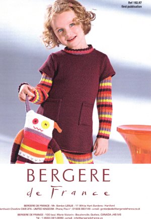 Bergere de France Patterns - Tunic Dress Pattern