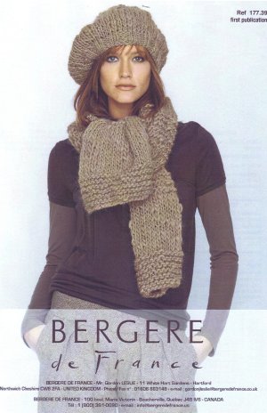 Bergere de France Patterns - Scarf and Beret Pattern