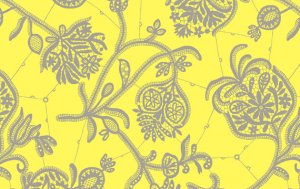 Amy Butler Lark Fabric - Souvenir - Lemon
