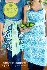 Amy Butler Sewing Patterns - Domestic Goddess Aprons Pattern