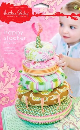Heather Bailey Sewing Patterns - Happy Stacker Ring Toy Pattern