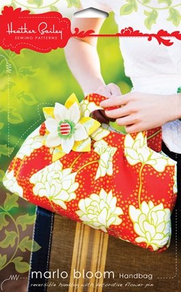 Heather Bailey Sewing Patterns - Marlo Bloom Handbag Pattern