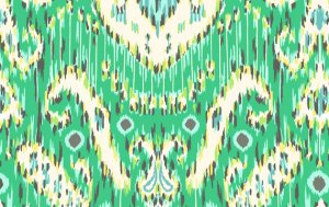 Amy Butler Lark Sateen Fabric - Kasbah - Emerald
