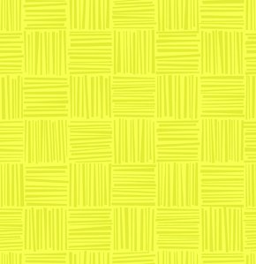Erin McMorris Greenhouse Flannel Fabric - Basketweave - Citron