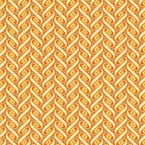 Joel Dewberry Heirloom Fabric - Ribbon Lattice - Amber