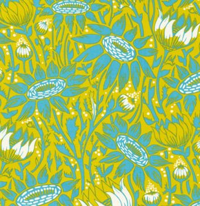 Anna Maria Horner Loulouthi Fabric - Coreopsis - Lime