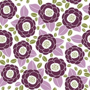 Joel Dewberry Aviary 2 Fabric - Bloom - Lilac