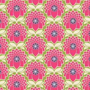 Joel Dewberry Heirloom Fabric - Chrysanthemum - Chrysanthemum