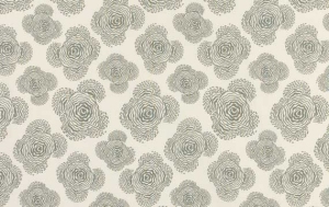 Amy Butler Midwest Modern Fabric - Floating Buds - Grey