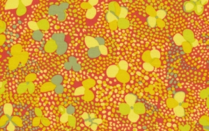Brandon Mably Clover Dots Fabric - Spice