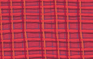 Brandon Mably Plaid Fabric - Red