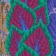 Philip Jacobs Begonia Columns - Blue Fabric photo
