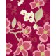 Joel Dewberry Modern Meadow - Dogwood Bloom - Berry Fabric photo