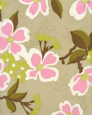 Joel Dewberry Modern Meadow Fabric - Dogwood Bloom - Pink