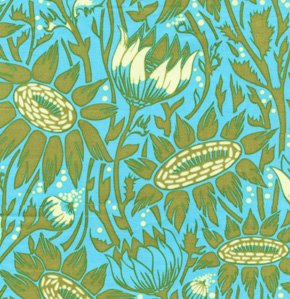 Anna Maria Horner Loulouthi Fabric - Coreopsis - Moss