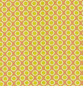 Anna Maria Horner Loulouthi Fabric - Hugs and Kisses - Pink Limes