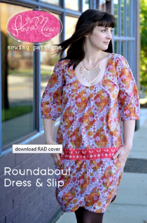 Anna Maria Horner Anna Maria Sewing Patterns - Roundabout Dress & Slip Pattern