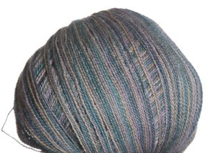 Classic Elite Silky Alpaca Lace Hand Paint Yarn - 2462 Turquoise Shadow (Discontinued)