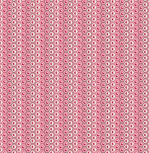 Tula Pink Prince Charming Voile Fabric - Hex Box - Coral