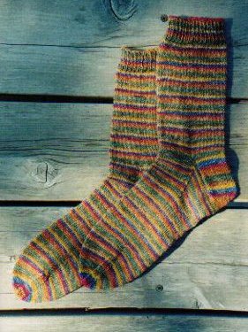 Knitting Pure and Simple Sock Patterns - 216 - Beginner's Lightweight Socks Pattern