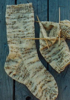 Knitting Pure and Simple Sock Patterns - 998 - Men's Heavy Weight Boot Sock Pattern