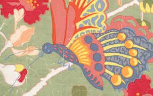 Melissa White Fairlyte Garden Fabric - Butterfly Carnival - Nostalgic