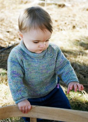 Knitting Pure and Simple Baby & Children Patterns - 0214 - Baby Pullover Pattern