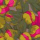 Martha Negley Flower Garden - Peony - Pink Fabric photo