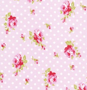 Tanya Whelan Delilah Fabric - Buds - Pink
