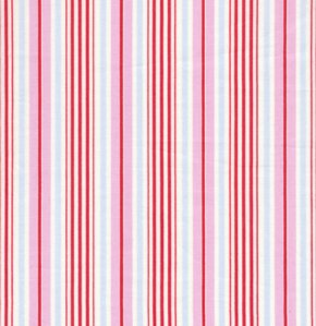 Tanya Whelan Delilah Fabric - Stripe - Red