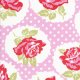 Tanya Whelan Delilah - Lulu Rose - Pink Fabric photo
