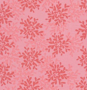 Valori Wells Nest Fabric - Leaves - Rose
