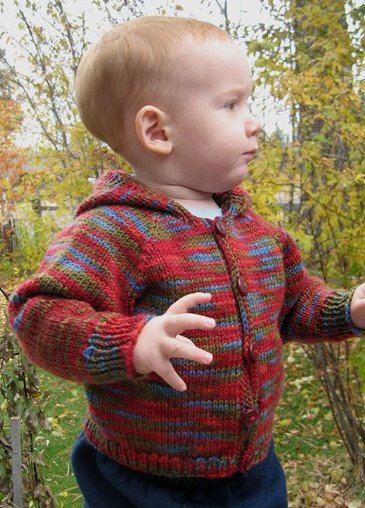 Knitting Pure and Simple Baby & Children Patterns - 0982 - Babies Neckdown Cardigan Pattern