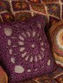 Rowan Purelife Renew Crochet Squares Cushion