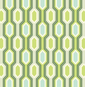 Heather Bailey Garden District Canvas Fabric - Caiman Stripe - Slate