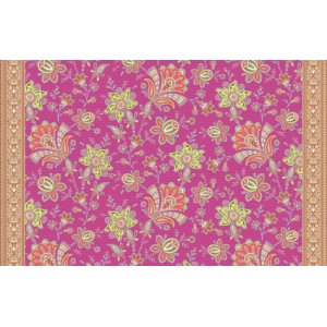 Amy Butler Soul Blossoms Fabric - Sari Blooms - Raspberry