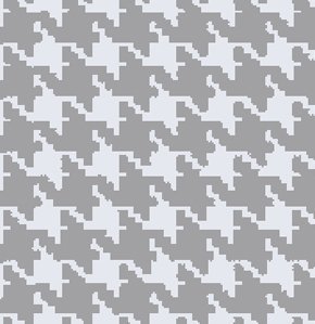 Freespirit Designer Essentials Print Fabric - Houndstooth - Gray (Discontinued)