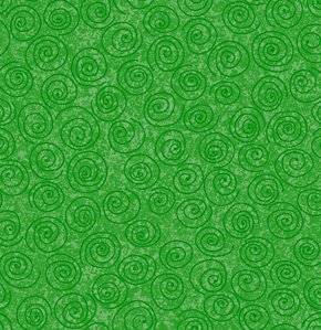 Freespirit Designer Essentials Print Fabric - Pinwheel - Green