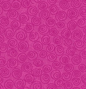 Freespirit Designer Essentials Print Fabric - Pinwheel - Hot Pink