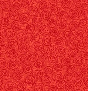 Freespirit Designer Essentials Print Fabric - Pinwheel - Red