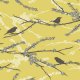 Joel Dewberry Aviary 2 - Sparrows - Vintage Yellow Fabric photo