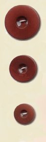 Blue Moon Button Art Corozo Intrigue Buttons - Burgundy 25mm (Discontinued)