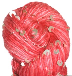 Knit Collage Stargazer Silk & Sequins Yarn - Antique Coral