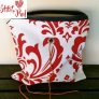 Top Shelf Totes Yarn Pop Accessories - Bold Red Fleur - Small (Stitch Red)